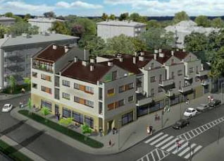 Osiedle Akacjowa Aleja I Etap - Radzymin, ul. Falandysza - wizualizacja
